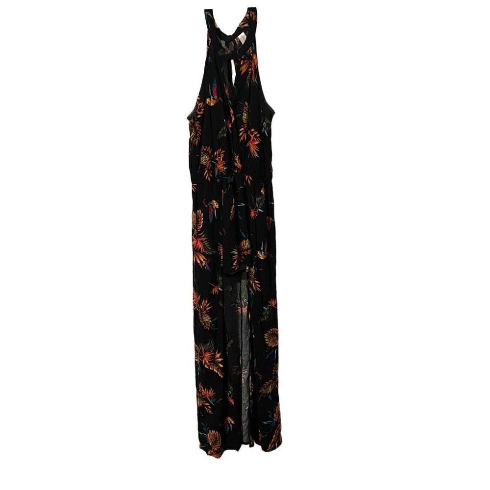 No Boundaries Juniors' high neck walk through dress